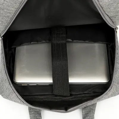 Men's backpack with USB port, business and sports, laptop compartment