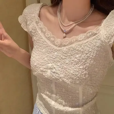 Inci Çift Katmanlı Kolye Çıkık Zinciri Choker Kadın - 3