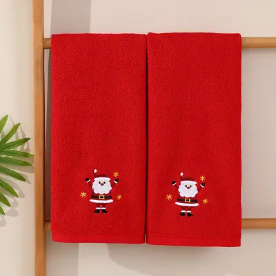 Cotton kitchen towel, 40×65 cm, embroidered - 9