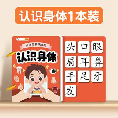 Quiet Book with Early Literacy Sticker Cards for Preschool Children - 11