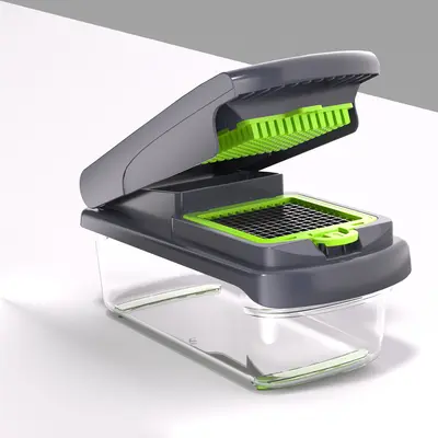 Multi-purpose vegetable cutter with slicer and shredder functions