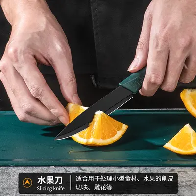 Stainless Steel Vegetable and Fruit Cutting Set with Cutting Board and Knives