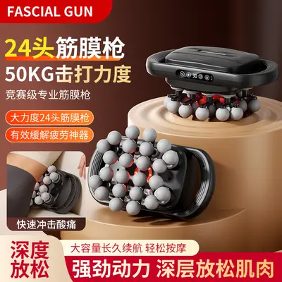 Multi-Head Fascia Massage Gun for Deep Muscle Relaxation, for Men - 3