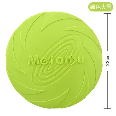 Meianju Dog Frisbee, Chew-Resistant, for Medium and Large Dogs - 10