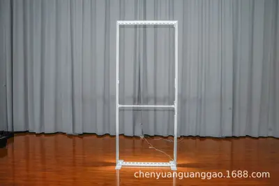 Vertical LED Light Box Fabric Display Stand for Exhibitions - 7