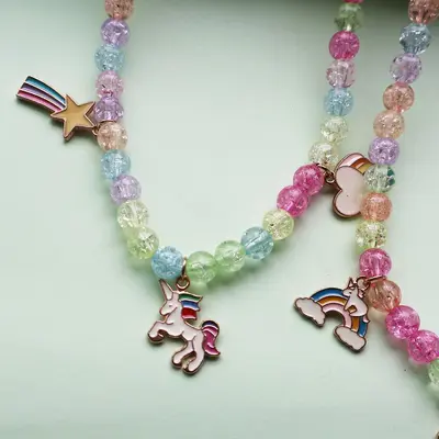 裂纹珠猫咪樱桃宠物项圈颈链公主风跨境宠物狗狗项圈
