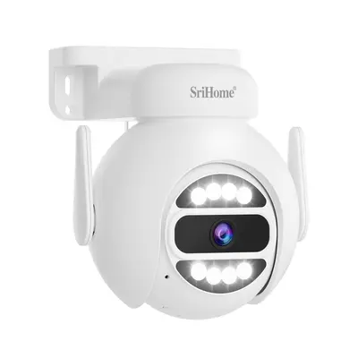 SriHome 8-channel monitoring kit, 5MP camera, 10-inch display - 8