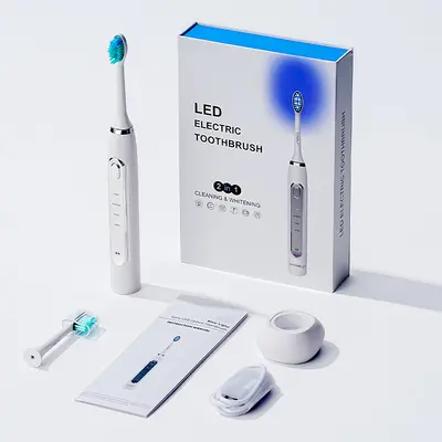 Aiweixiao 03TB Electric Toothbrush, Red and Blue Light, Fully Automatic, Soft Bristles - 9