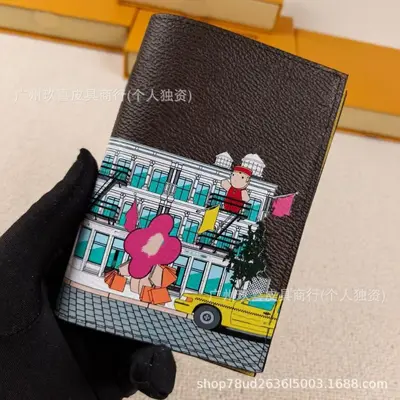 Reisepasshülle, zweilagig Langformat, unisex - 11