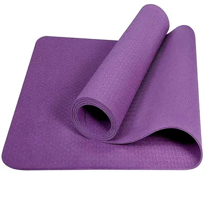 TPE-Yogamatte 6mm rutschfest und geruchlos, einfarbig - 10
