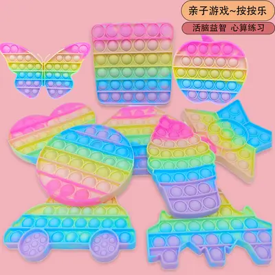 Macaron-Pop-it Stressabbau-Spielzeug, Lernspielzeug für Kinder