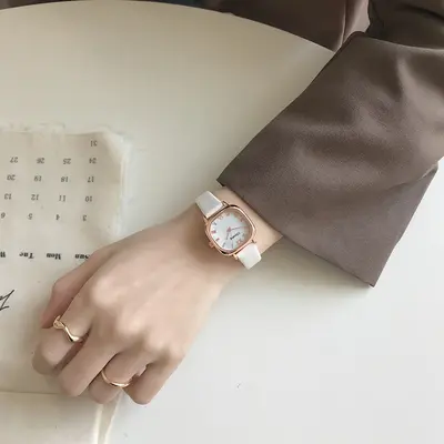 İktisat sınavları için sınavya özel kadın saati, kız öğrenciler için sessiz kuvars saat, su geçirmez, niş, sade yeni model. - 13