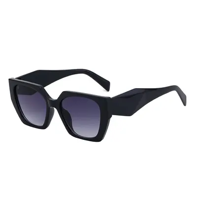 Damen-Sonnenbrille 2026 im Cat-Eye-Stil, Vollrand, breite Bügel - 7