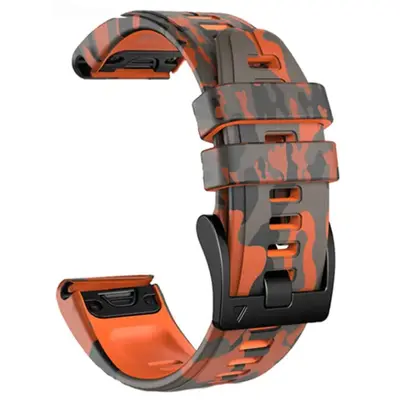 Quick-Release Silicone Band for Garmin Fenix 8 7X/6X, 22/26 mm - 6