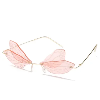 Dragonfly Frameless Gradient Women's Sunglasses - 3