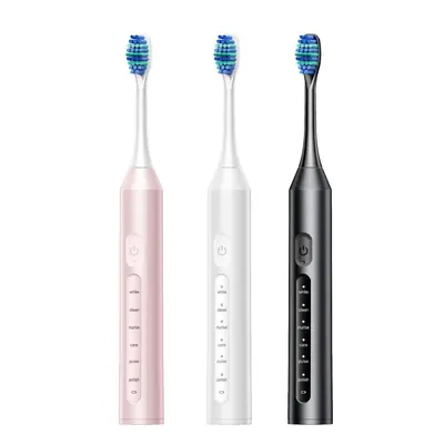 Sonic Electric Toothbrush with Soft Bristles, USB Rechargeable, Waterproof - 4