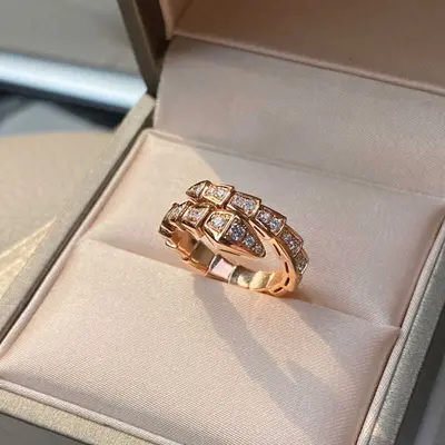Trendy yılan şeklindeki influencer canlı satış sıcak yeni tam elmas yılan kemiği lüks açık halka kadın işaret parmağı dokulu yüzük toptan - 7
