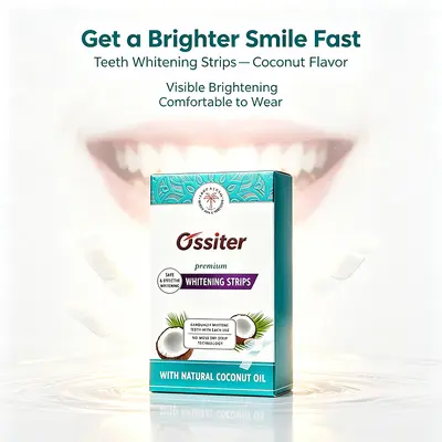 Coconut Flavor WHITE STRIPS Teeth Whitening Strips, Removes Yellowing - 4