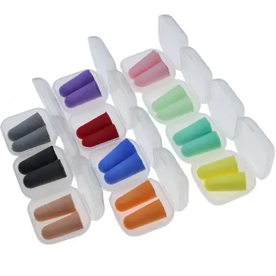 PU Foam Earplugs, Noise Reduction, Slow Rebound