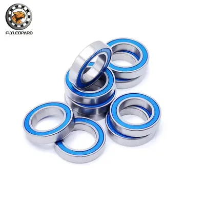 Miniature Deep Groove Ball Bearing 6802-2RS, 15x24x5 mm