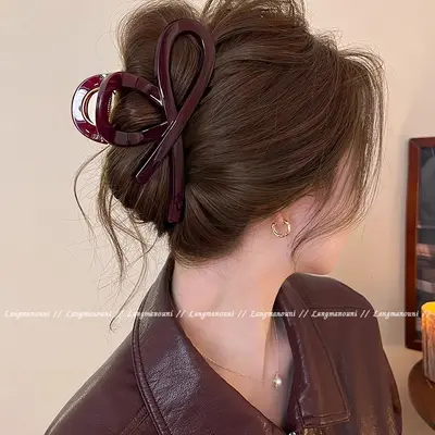 PC-Material Haargreifer Große Größe für volles Haar Haarspange Damen Hinterkopf Hai-Clip Neues Modell Hochwertiges Haarzubehör - 2