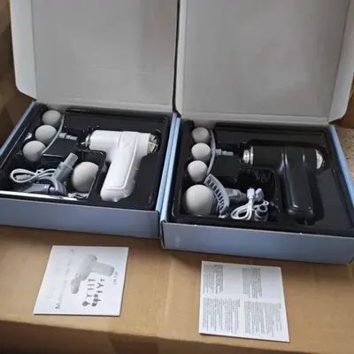 Rechargeable Mini Massage Gun with LCD Display, Professional Neck Massager - 4