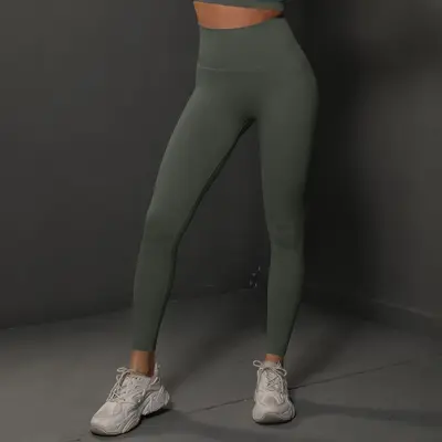 Smiley face yoga pants, peach lift, high waist