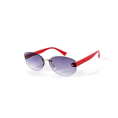 Kindersonnenbrille, oval, rahmenlos, UV-Schutz - 13