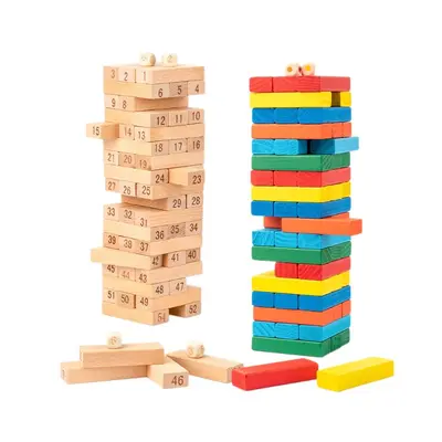Educational Desktop Stacking Balance Block Game for Kids and Adults - 6