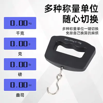 Portable Handheld Precision Electronic Gram Scale with Hook