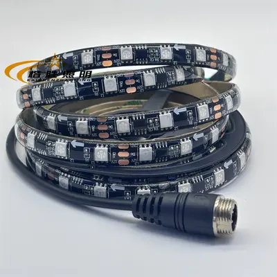 LED şerit ışık fantezi damlama tutkal standart olmayan boyut toz ve su geçirmez elektrikli araç şerit ışığı arcade oyun makinesi şerit ışığı