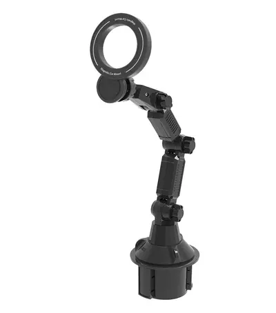 In-Car Cup Holder Base Phone Mount, Multi-Joint Magnetic - 10