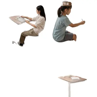 Foldable Height-Adjustable Computer Desk for Dormitories and Small Apartments