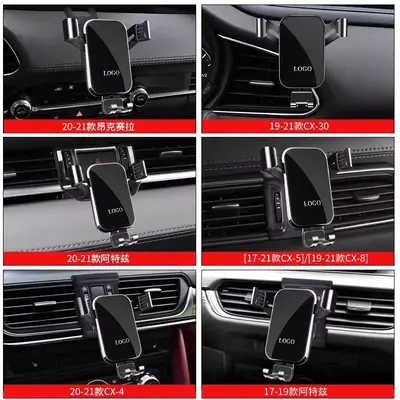 Mazda 3, Axela, Atenza, 6 Ruiyi, CX4, CX5, CX8, CX30 Uyumlu Araca Özel Telefon Tutucu - 2