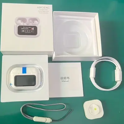 2026 Wireless Bluetooth Earbuds Huaqiangbei In-Ear Smart Color Touch Screen A9Pro Noise Cancelling Earphones Ultra Long Battery Life - 7