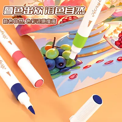 Kinder-Acryl-Marker Set zum Malen und Zeichnen