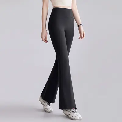 Women's Micro-Flare Yoga Pants, High Waist, Hip-Lifting - 7