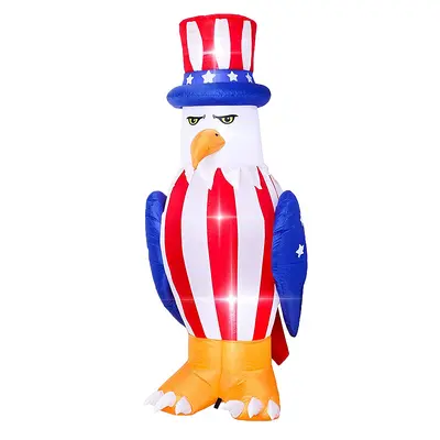 Amerikan Bağımsızlık Günü Condor Bayrağı Aydınlık Şişme Hava Modeli, Bahçe Dekorasyonu