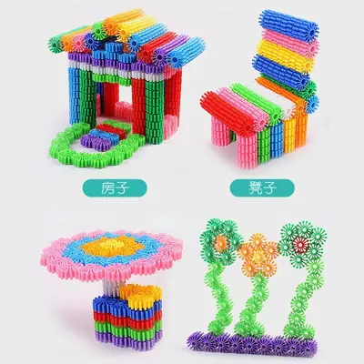 Gear Building Blocks for Ages 3-6, Desktop Educational Toy - 3