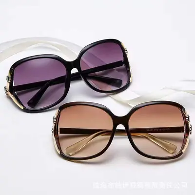 Women's sunglasses, round face Korean style, suitable for driving - 6