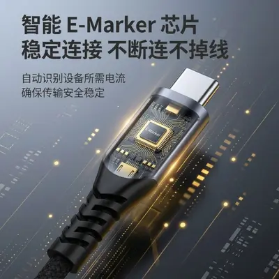 USB3.2 veri kablosu, 8K60Hz, 100W PD, Type-C