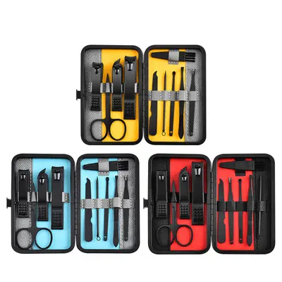 Cross-border portable nail scissor set manicure set home manicure beauty tools 10-piece pedicure Christmas gift