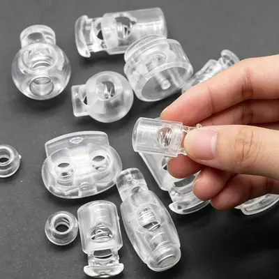 Transparent Spring Pig Nose Buckle, Adjustable