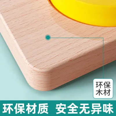Montessori 3D-Holzpuzzle für Kinder 1-6 Jahre Frühlernspielzeug