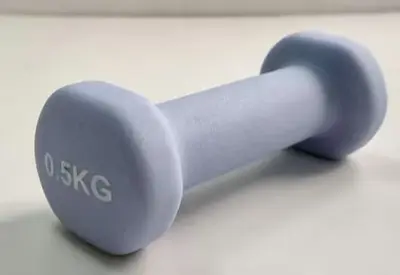 Plastic-Coated Solid Cast Iron Dumbbell, Pure Iron, Home Fitness for Women and Teens - 9