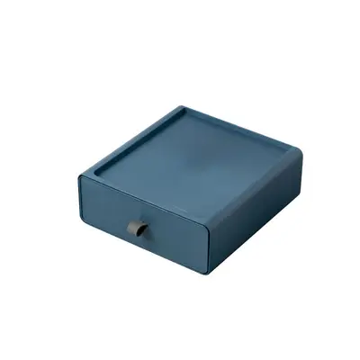 Multi-layer office storage rack plastic gift box cosmetics cross-border stackable dormitory desktop drawer storage box - 7