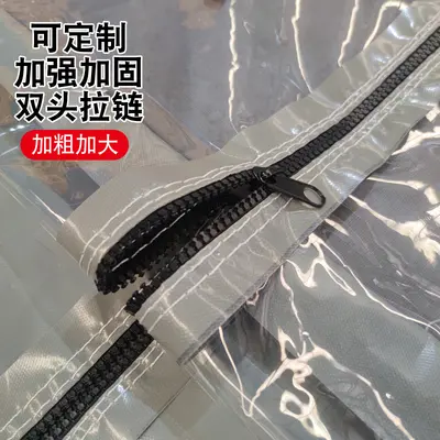 Fully transparent plastic fabric for courtyard windproof and rainproof fabric factory dropshipping Amazon international station cross-border supply