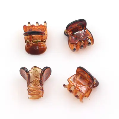 1.5 cm büyük yuvarlak başlı mini saç tokası, mat siyah kakül tokası, yan saç aksesuarı, prenses saç süsü. - 3