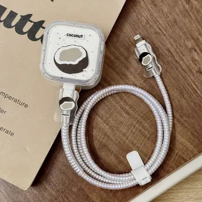半个椰子苹果40W充电器保护套适用于iPhone17pormax/17por/16数据
