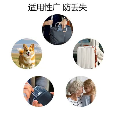 Apple FindMy certified anti-loss card compatible with iOS wallet